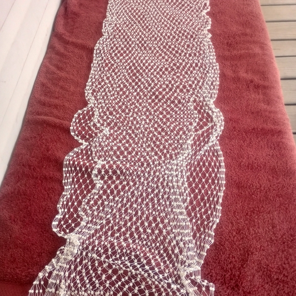 WHITE FISHNET SILVER RHINESTONE COVER UP DRESS ONE SIZE - Picture 8 of 9